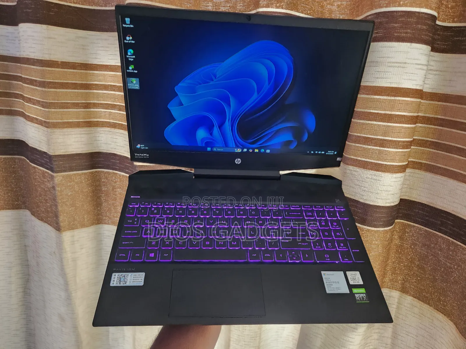 Laptop HP Pavilion Gaming Laptop 15-dk2xxx 16GB Intel Core i7 SSD 512GB