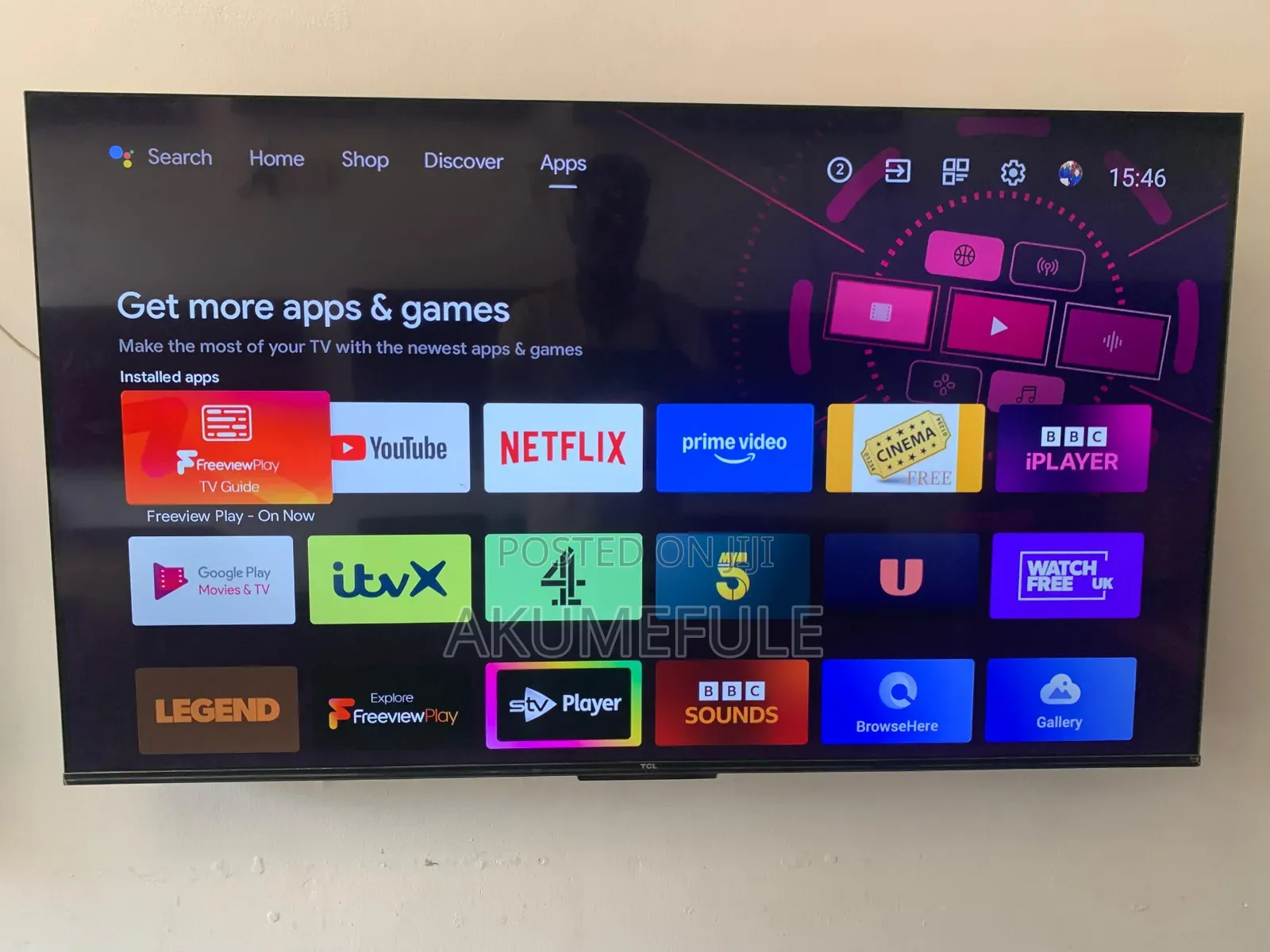 TCL Android TV 43 Inches Display