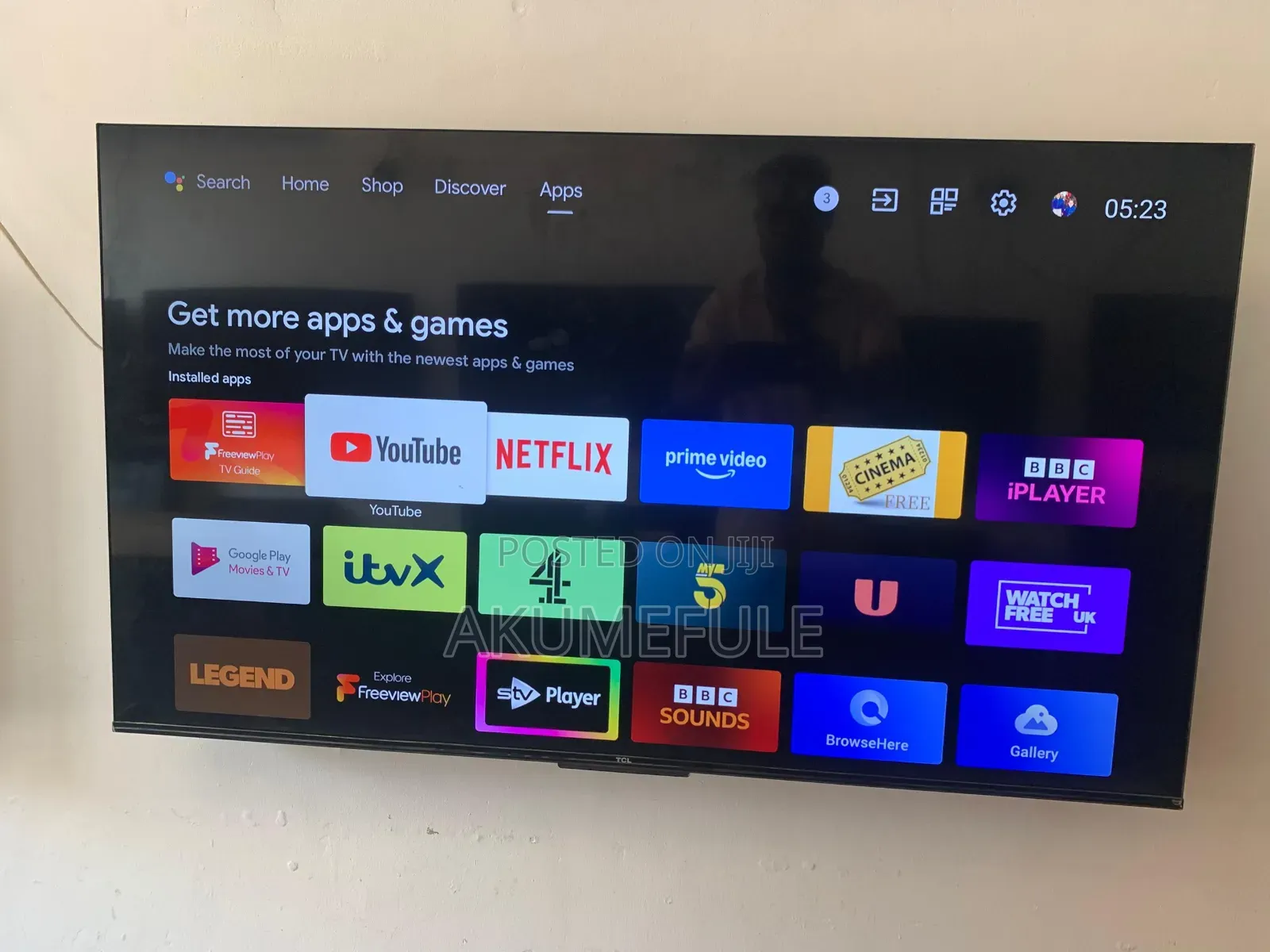 TCL Android TV 43 Inches Display