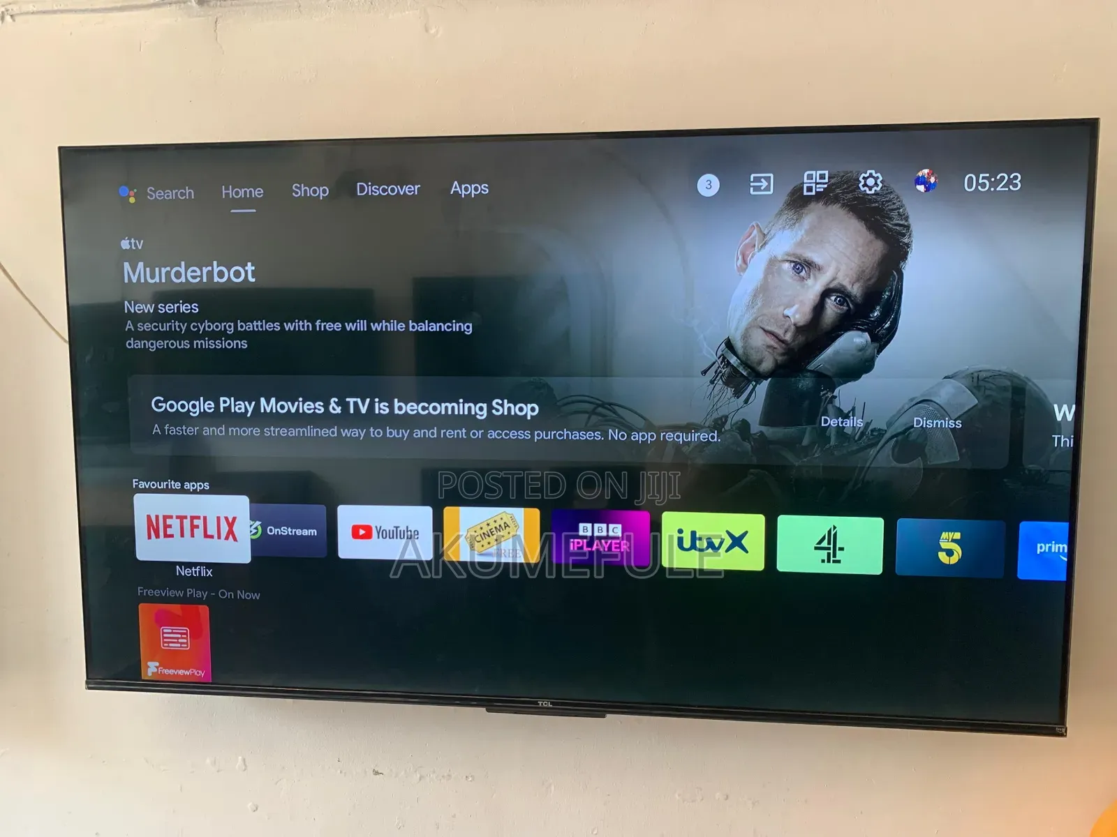 TCL Android TV 43 Inches Display