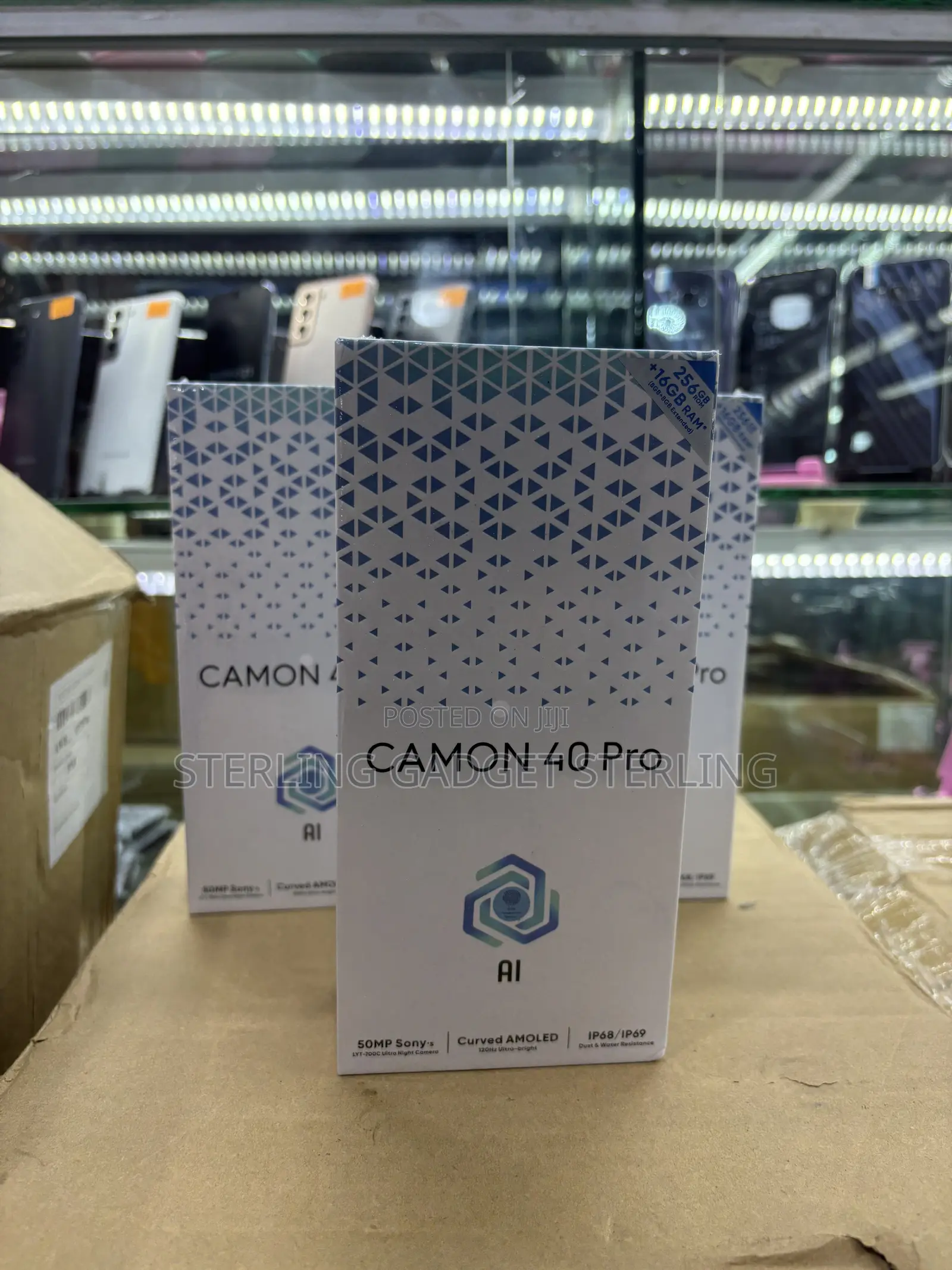 New Tecno Camon 40 Pro 5G 256 GB Black