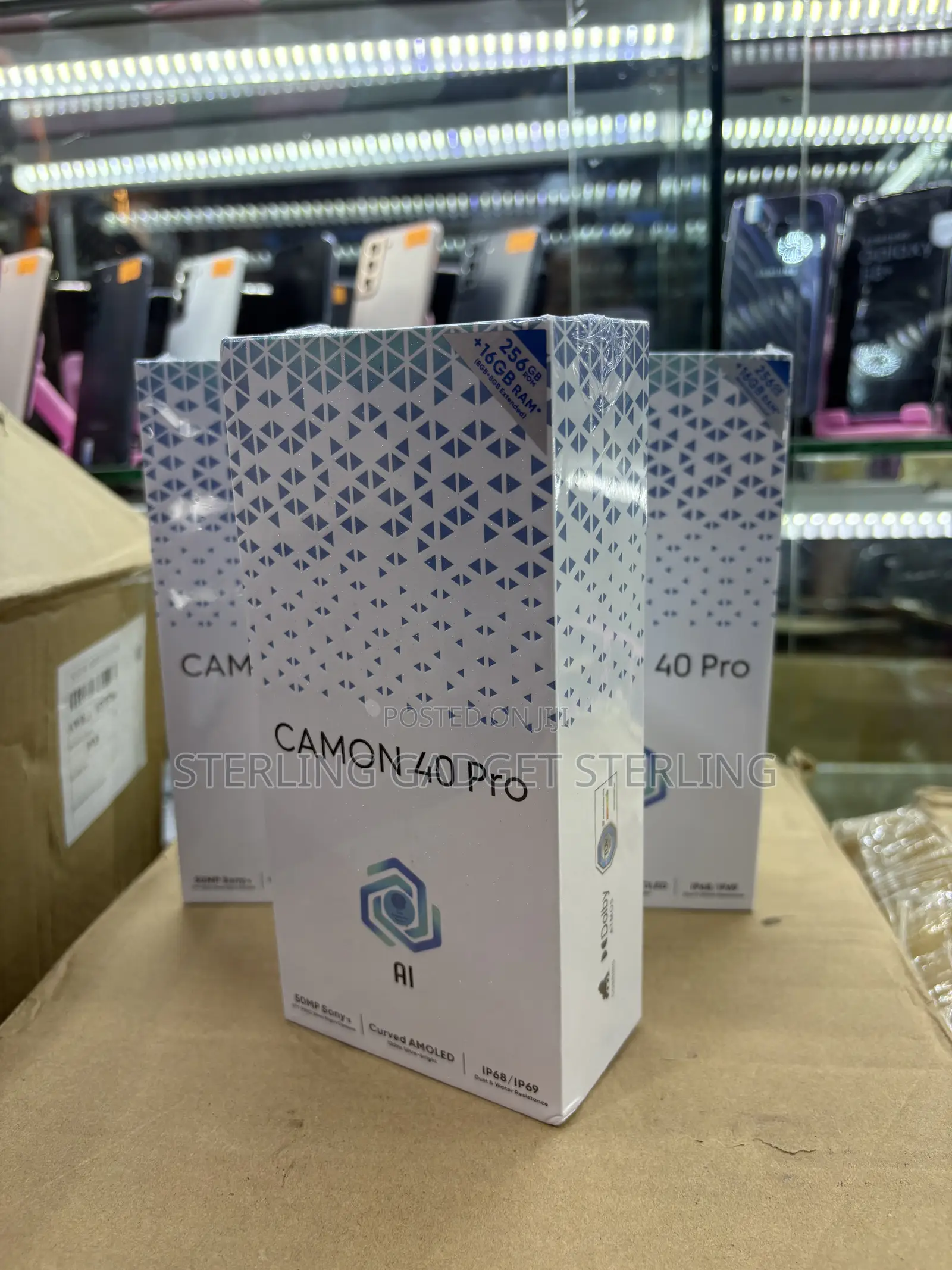 New Tecno Camon 40 Pro 5G 256 GB Black