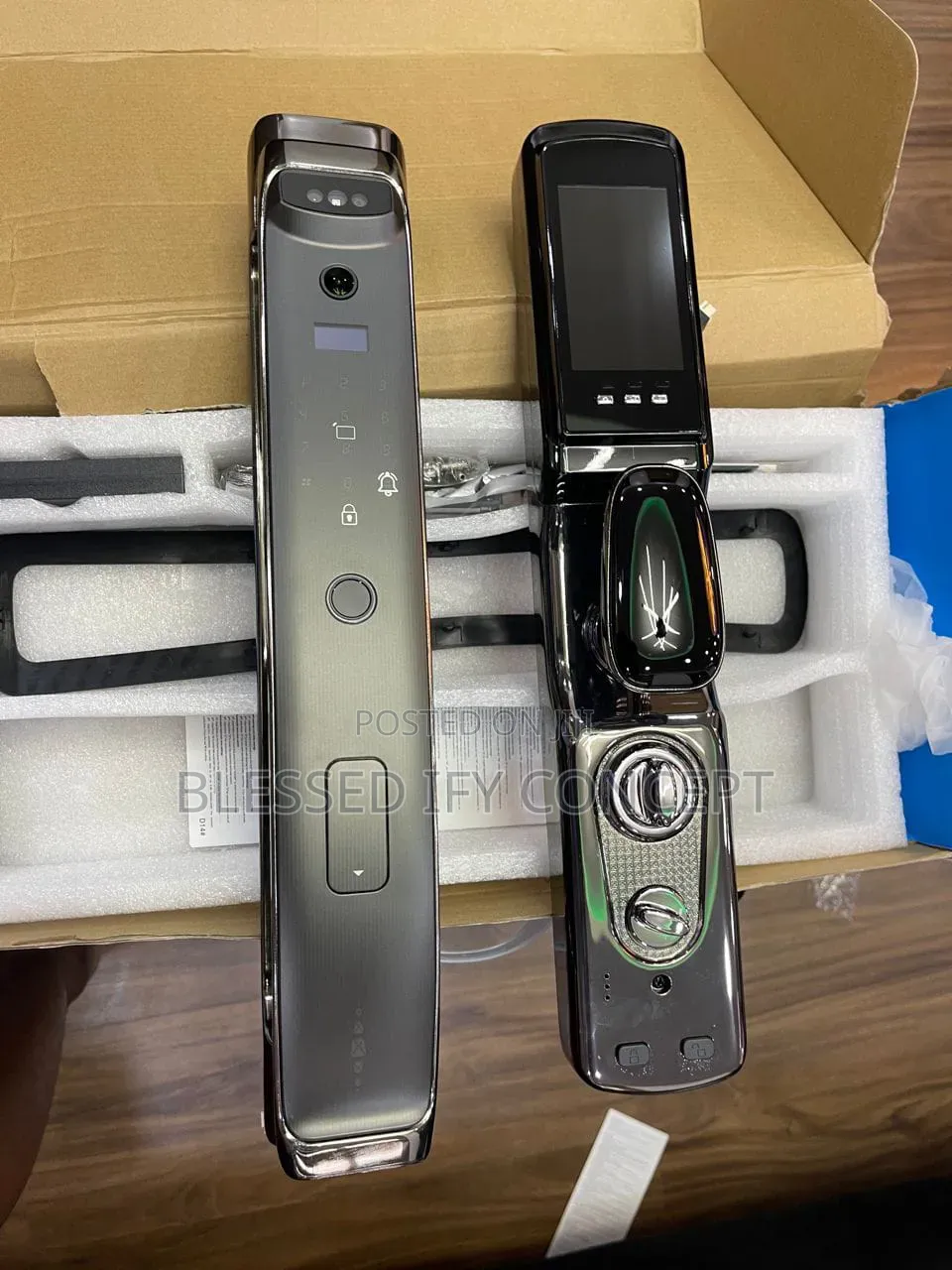 Smart Key Lock Video Camera Display Multiple Modern Unlocking Methods