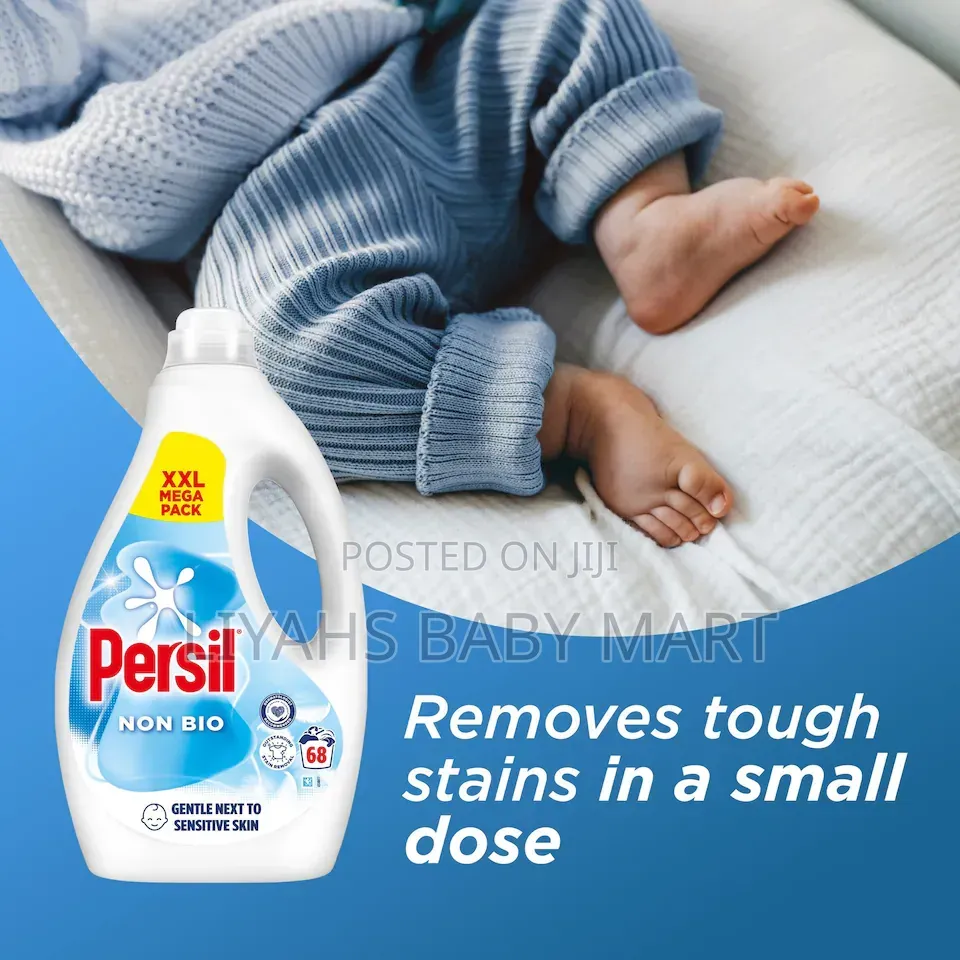 Persil Non Bio Laundry Washing Liquid Detergent 68 Washes 1836ml