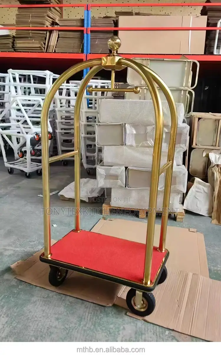 Stainless Steel Luggage Trolley