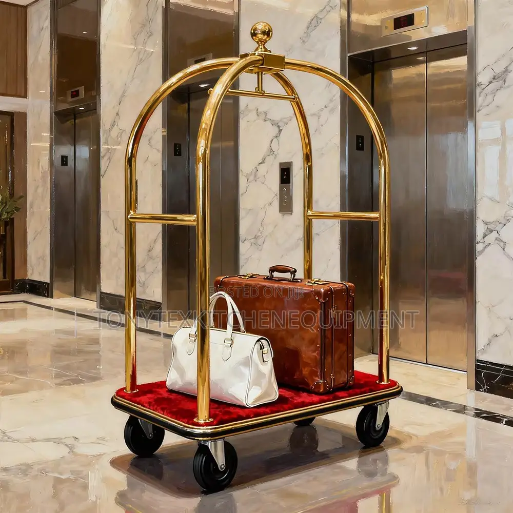 Stainless Steel Luggage Trolley