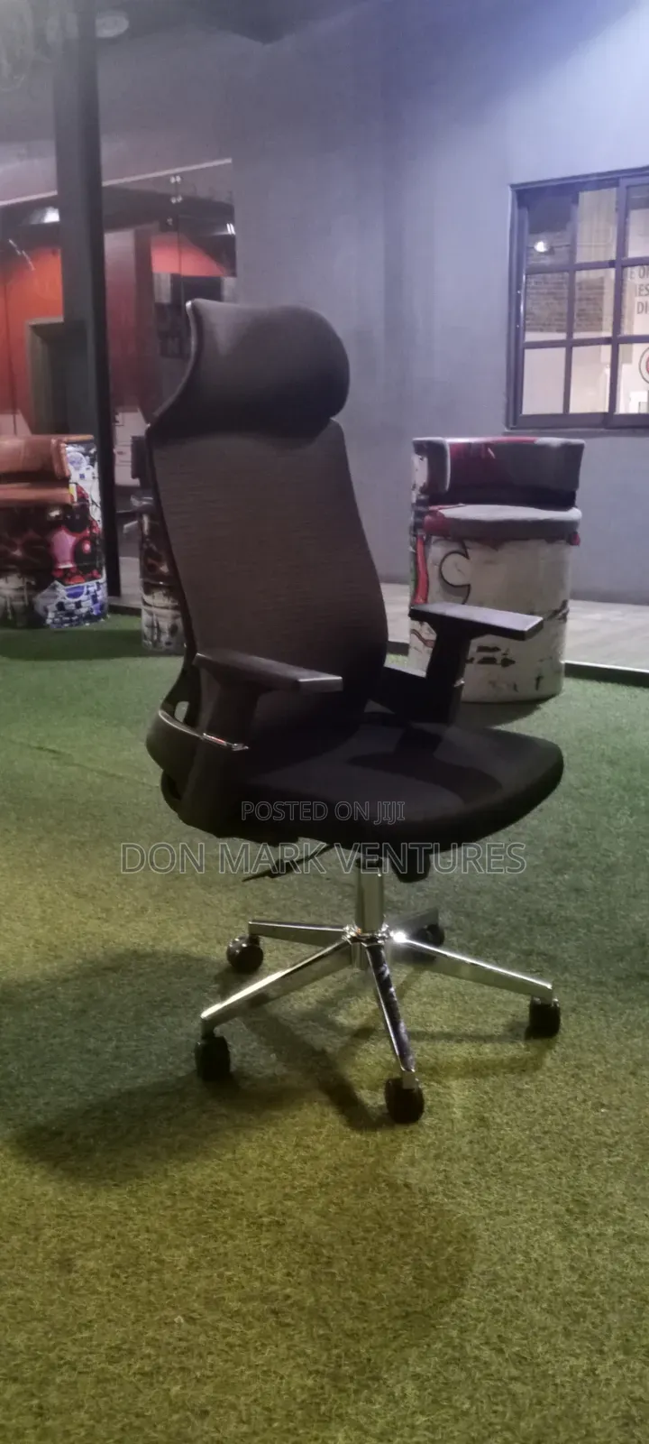 Luxury Office Net Chair With Head Rest