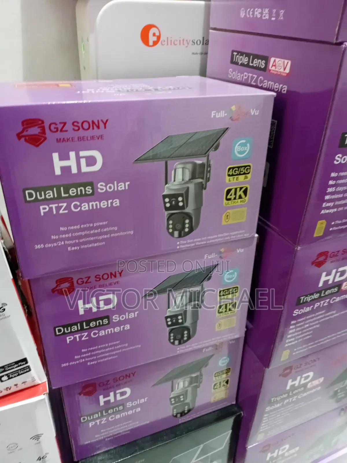 Dual Lens Solar CCTV Camera | 4G LTE | UBox