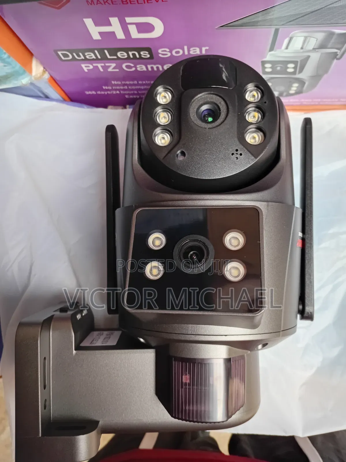 Dual Lens Solar CCTV Camera | 4G LTE | UBox
