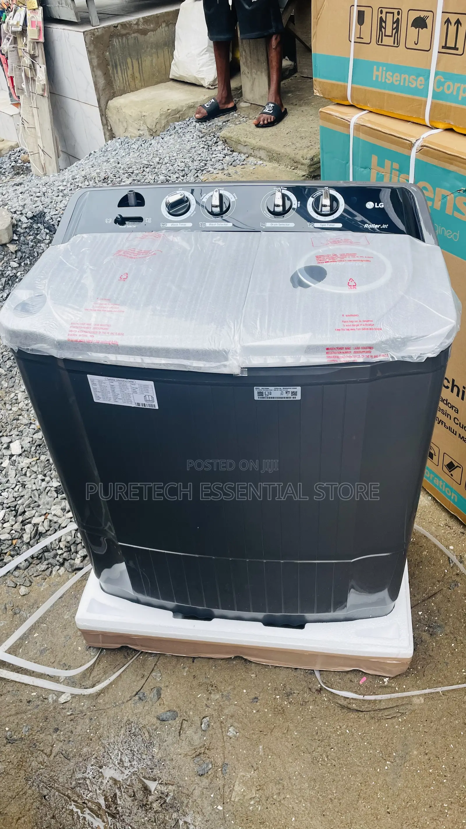 New LG 9kg Manuel Washing Machine Top Load Roller Jet