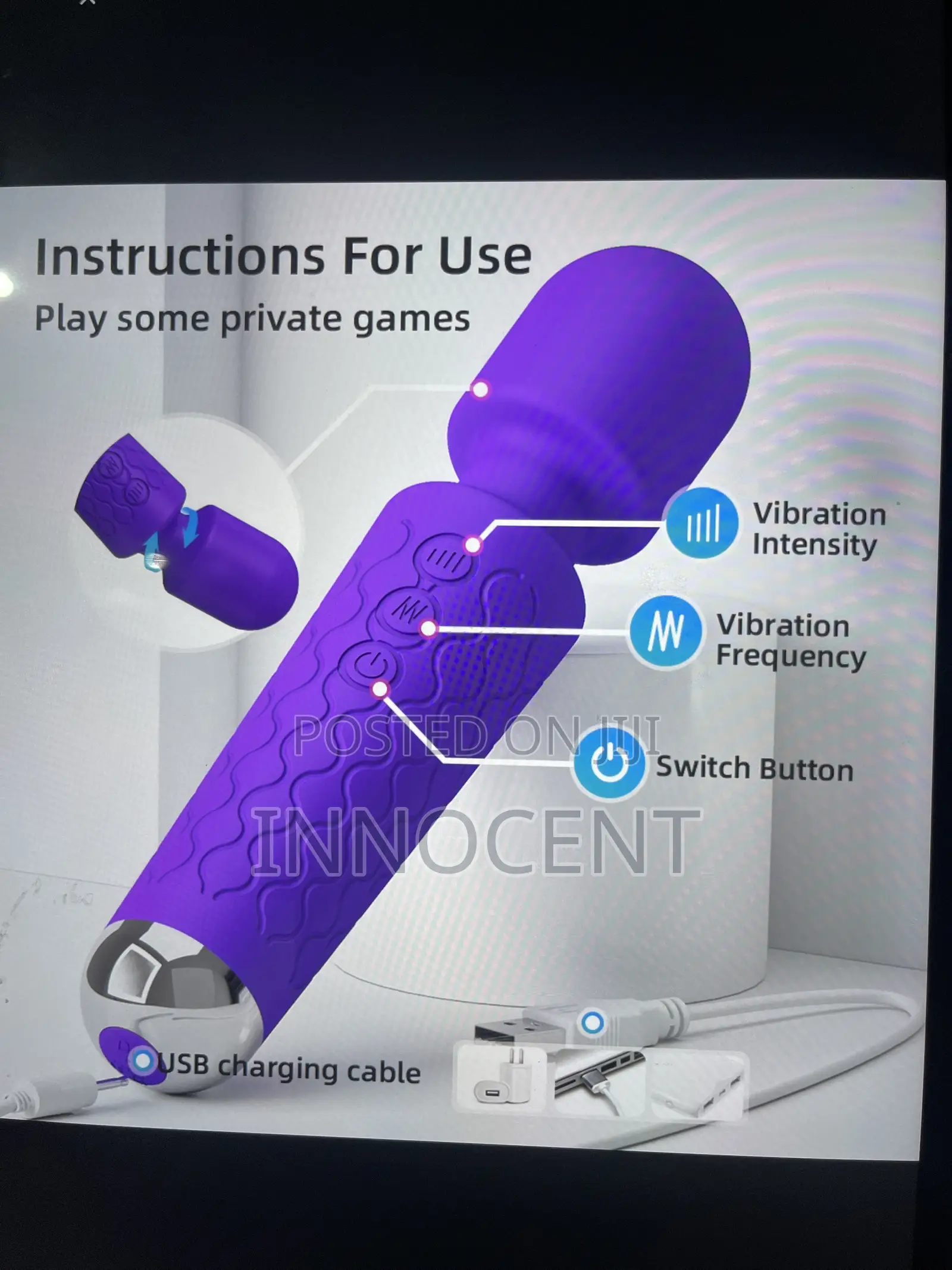 Rechargeable Av Stick Vibration Sex Toys