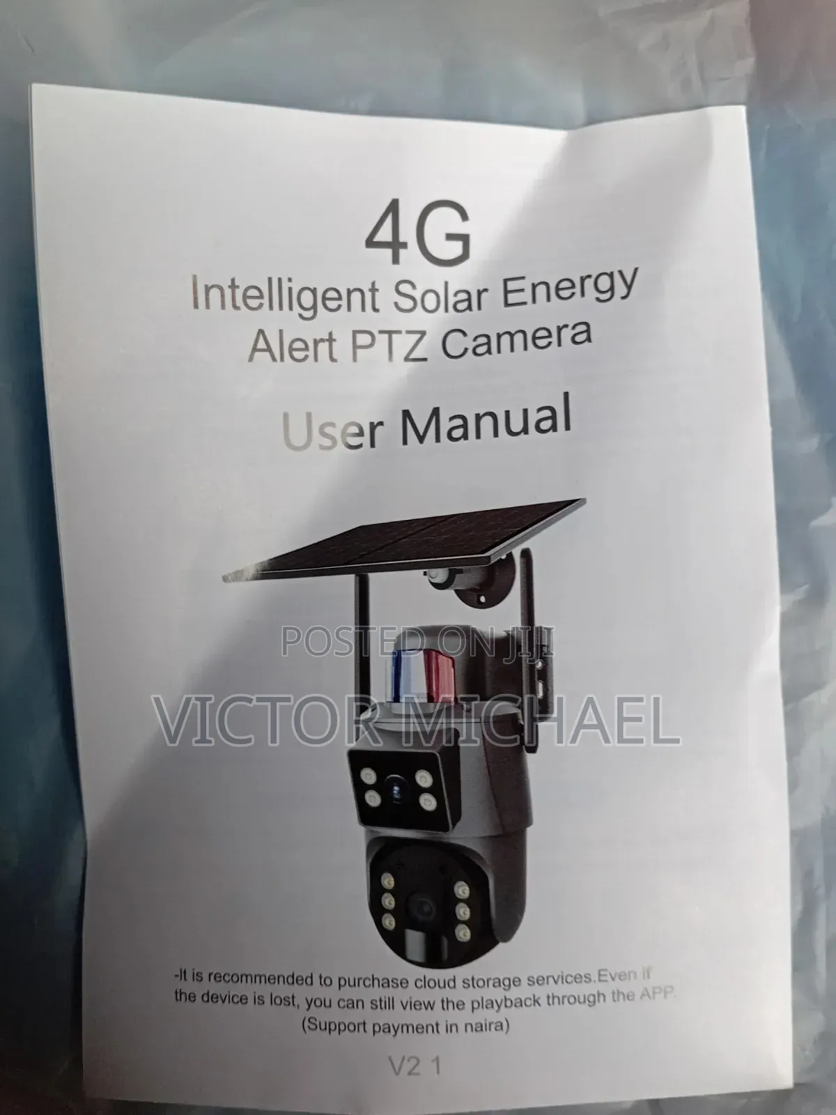 Dual Lens Solar CCTV Camera | 4G LTE | UBox