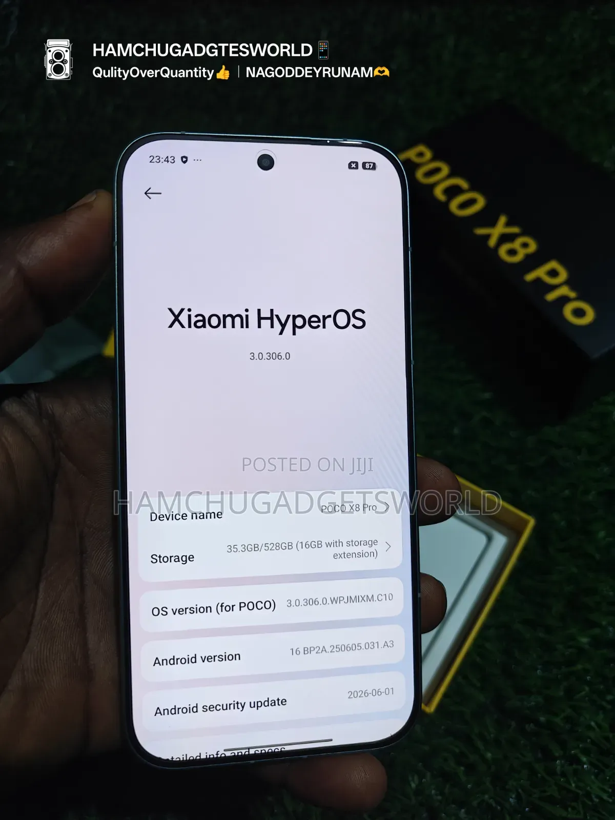 New Xiaomi Poco X8 Pro 512 GB Green