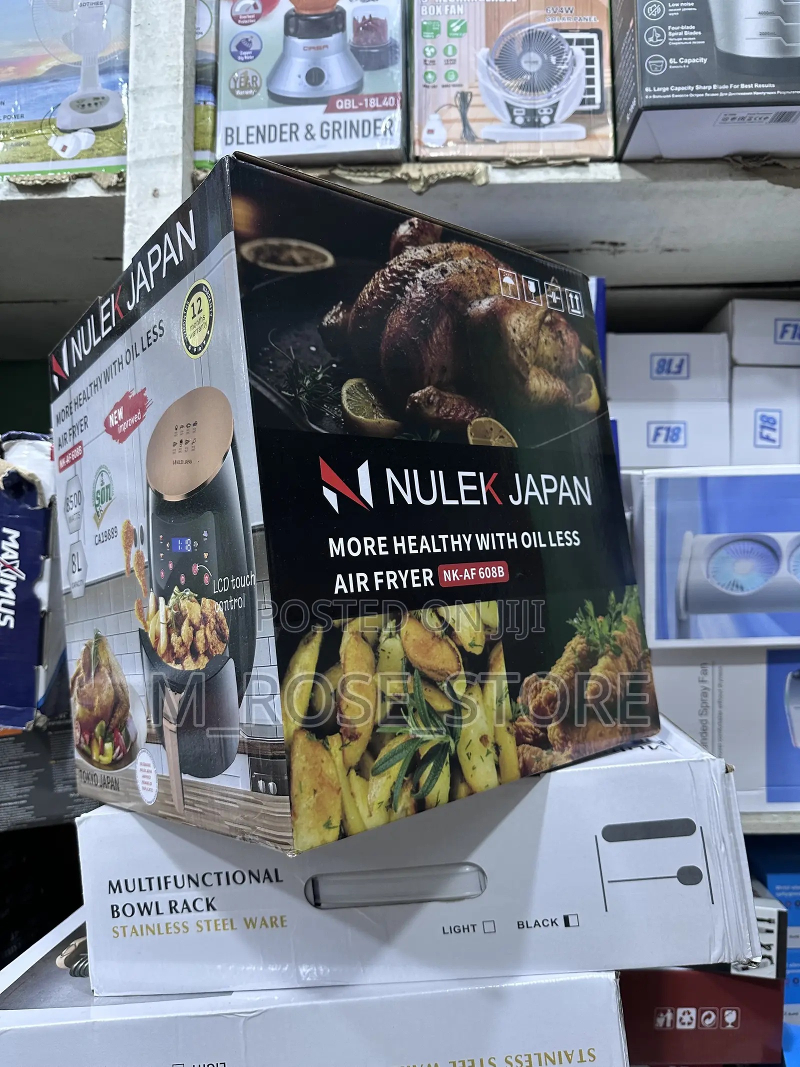 NULEK Japan 8L Oil-Less Air Fryer