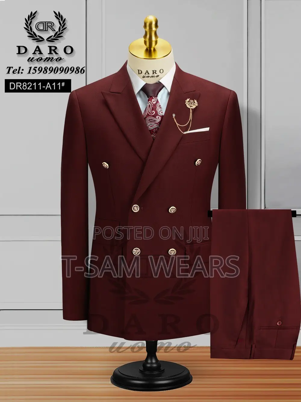 Daro Double Breasted Turkish Suit