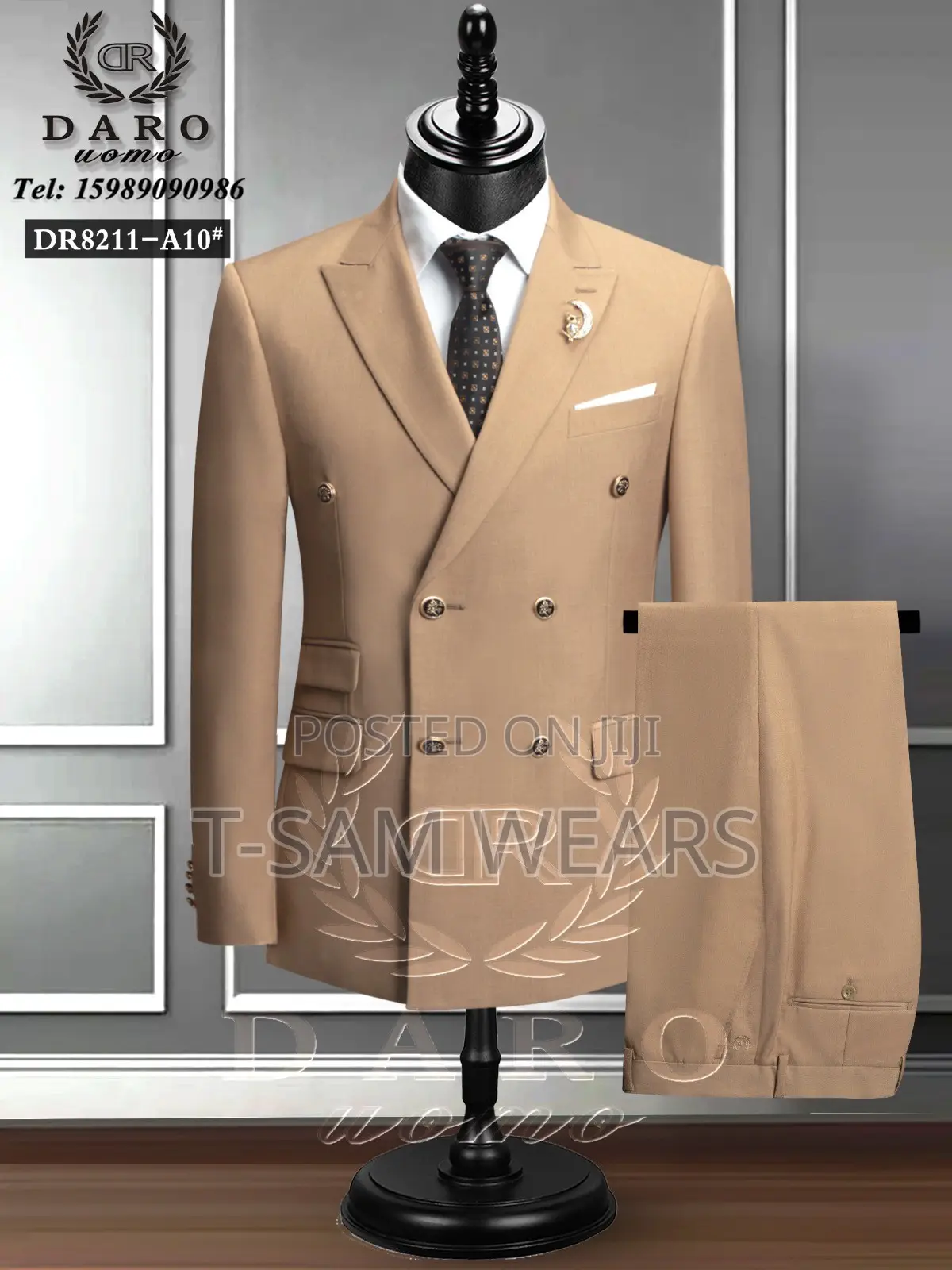 Daro Double Breasted Turkish Suit