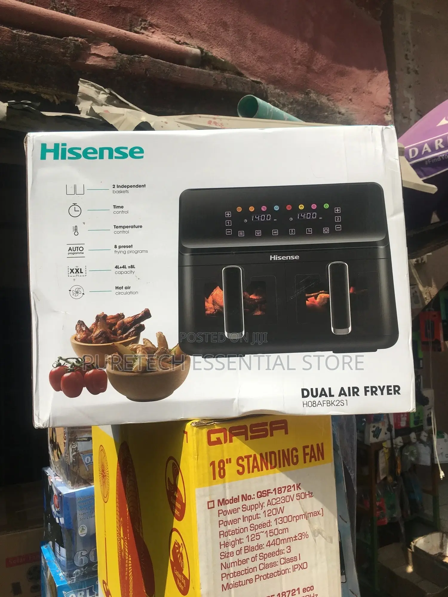Hisense Dual Basket Air Fryer 6 Liters Capacity
