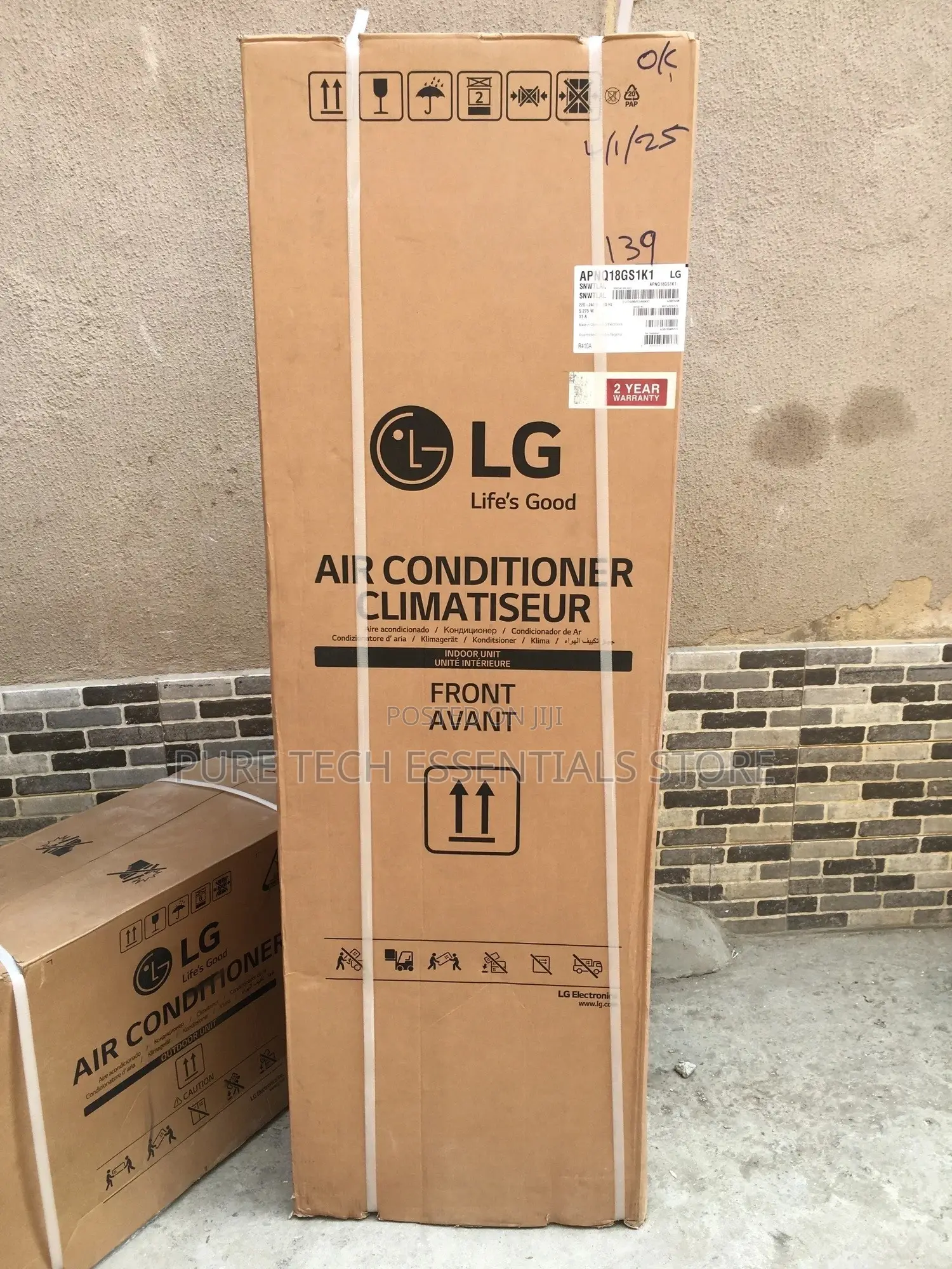 Original LG 2tons Smart Inverter Standing AC
