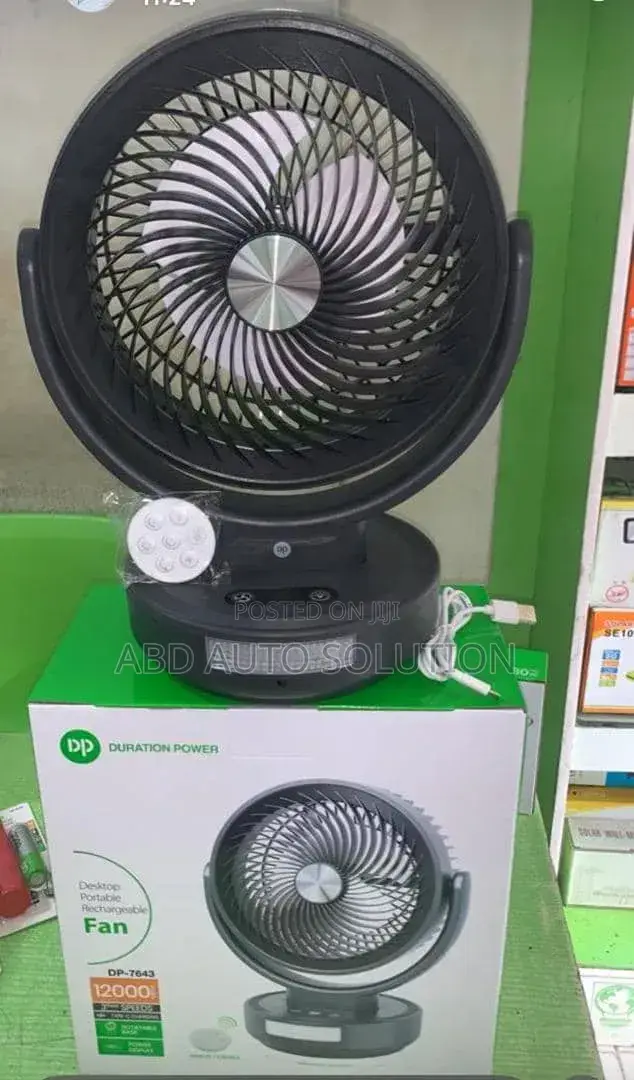 Cool Speed Portable Rechargeable Fan