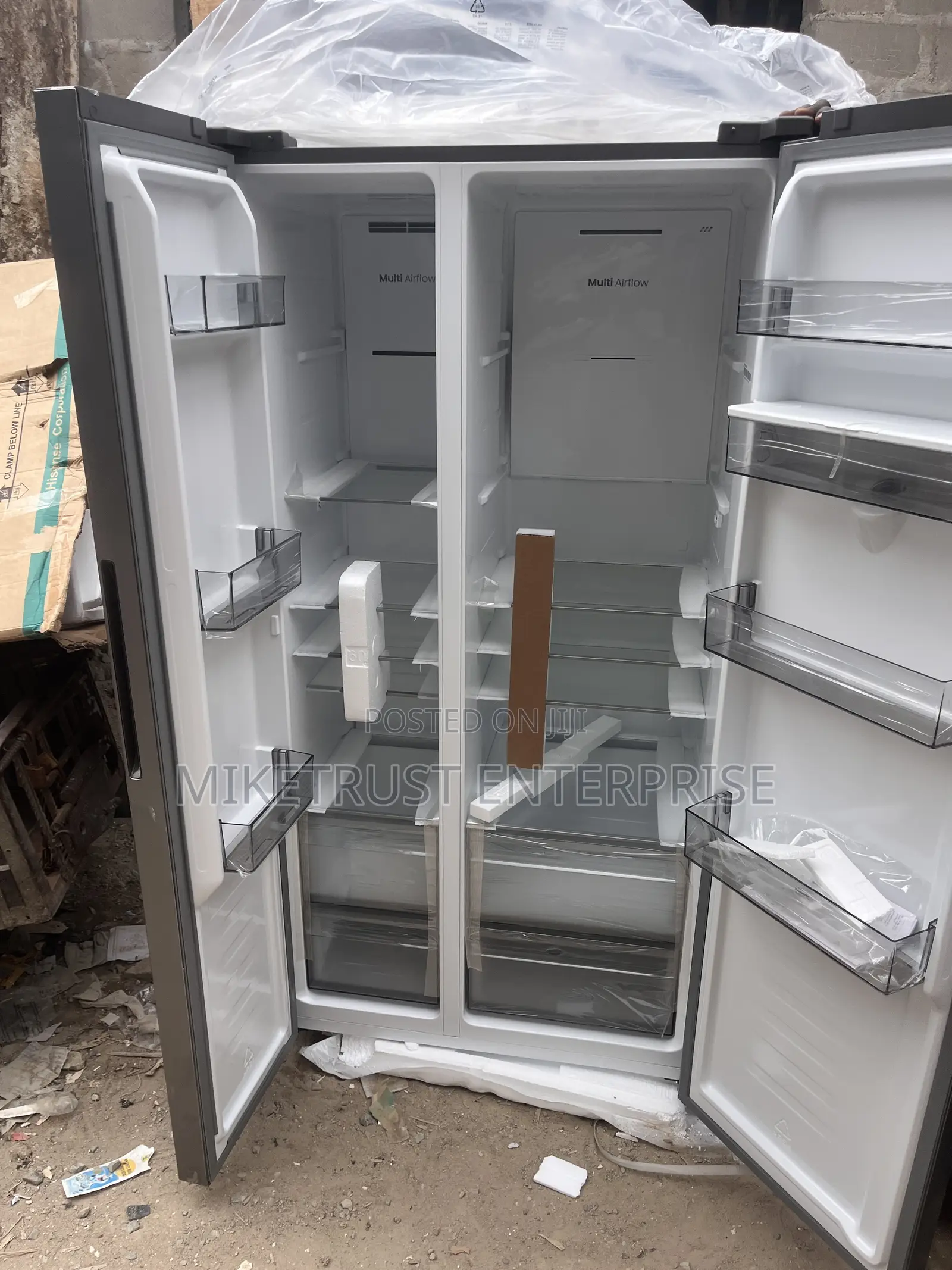Hisense 529 Litter Inverter Side by Side Refrigerator
