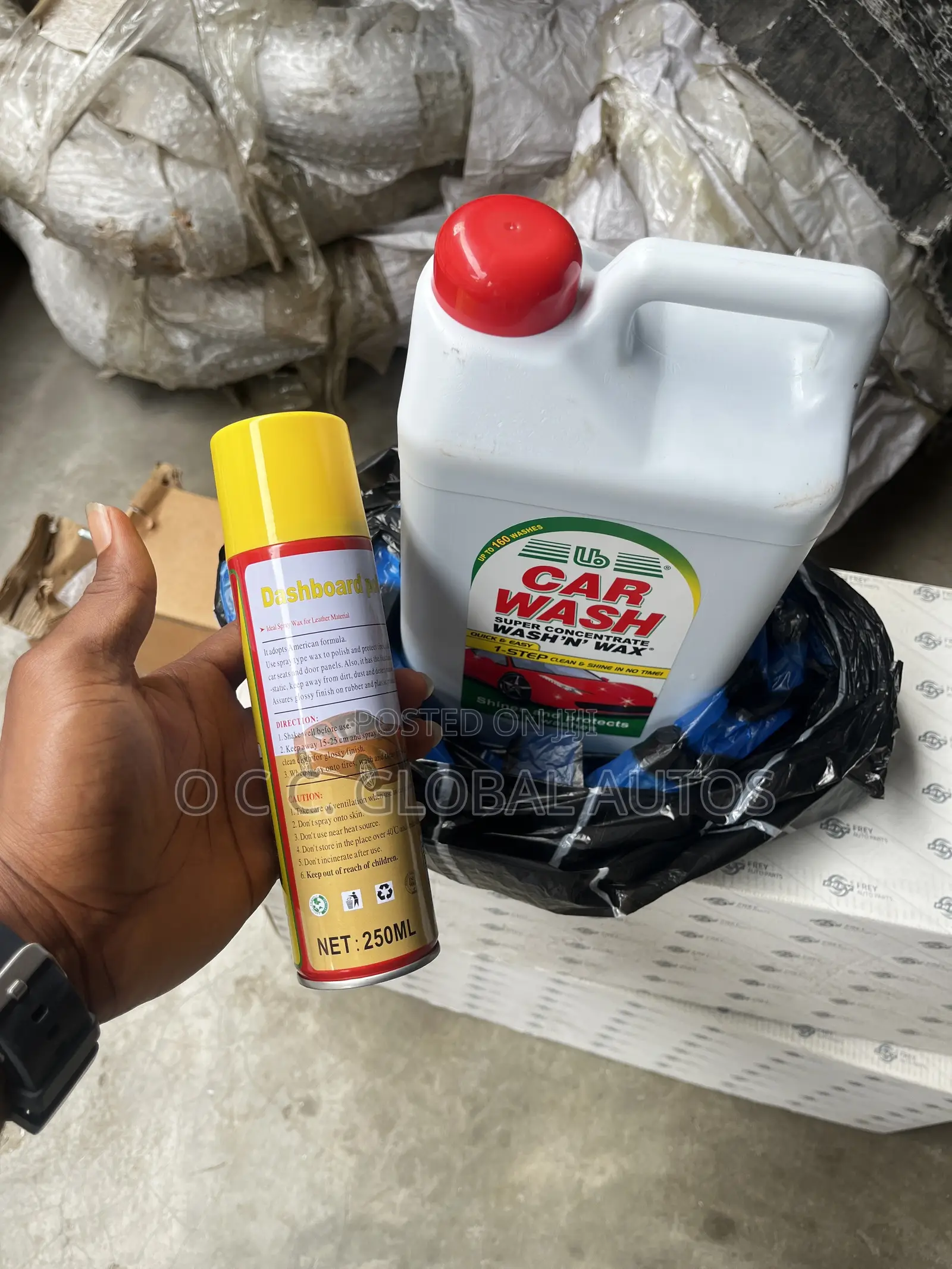 LB Liquid Car Wash Soap 4L and Dashboard Polish
