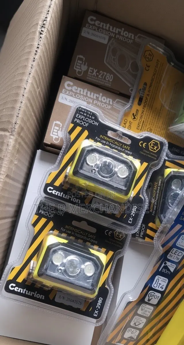 Centurion EX-2980 ATEX Intrinsically Safe LED Headlamp