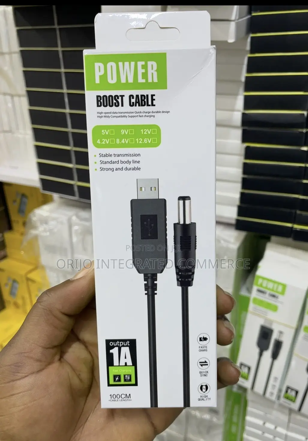 USB Power Boost Cable 6|9|12v