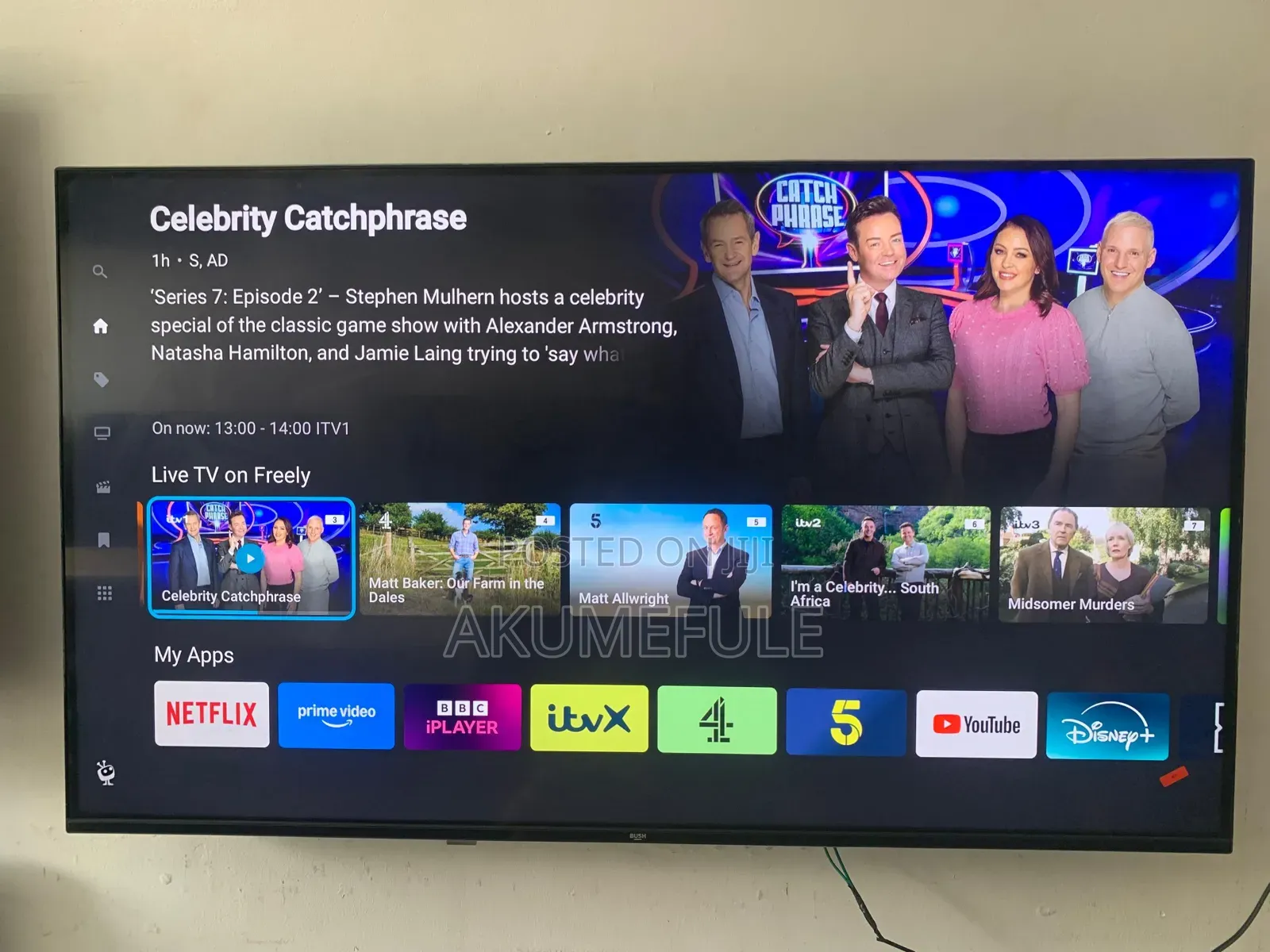 Bush Smart TV 43 Inches Frameless Display
