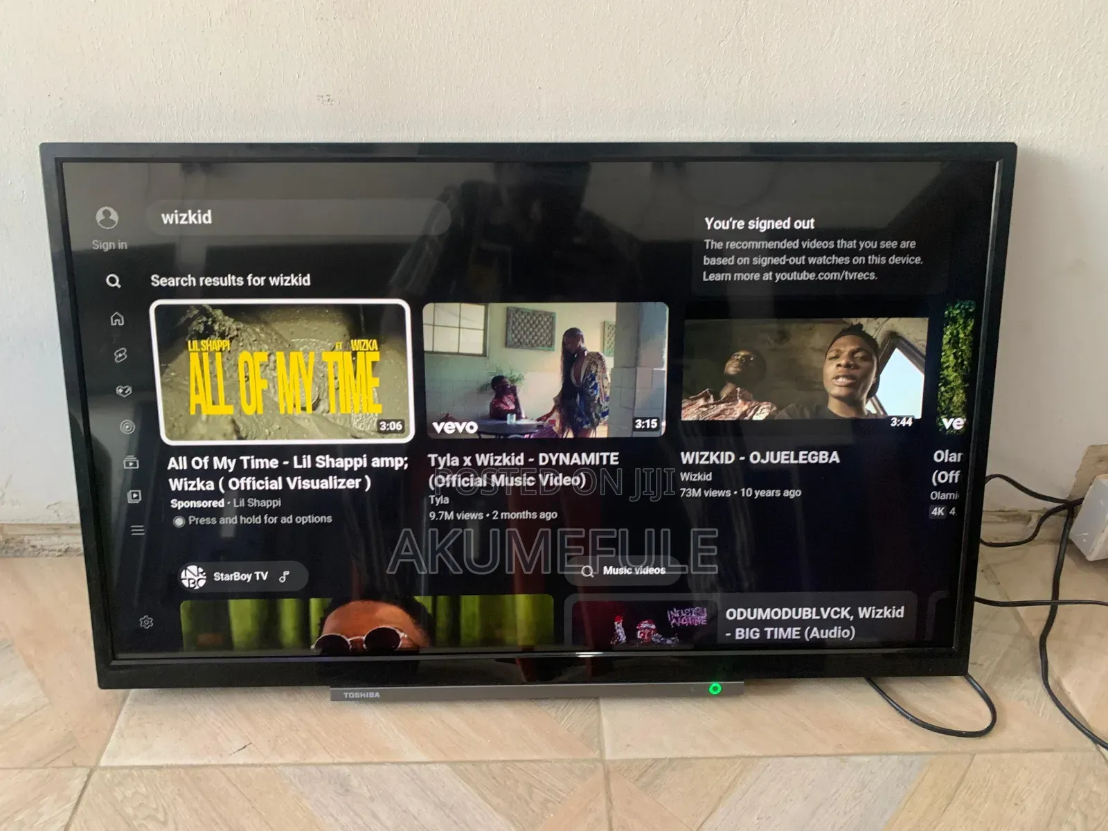 Toshiba Smart TV 32 Inches Full HD Display With Free Netflix Account