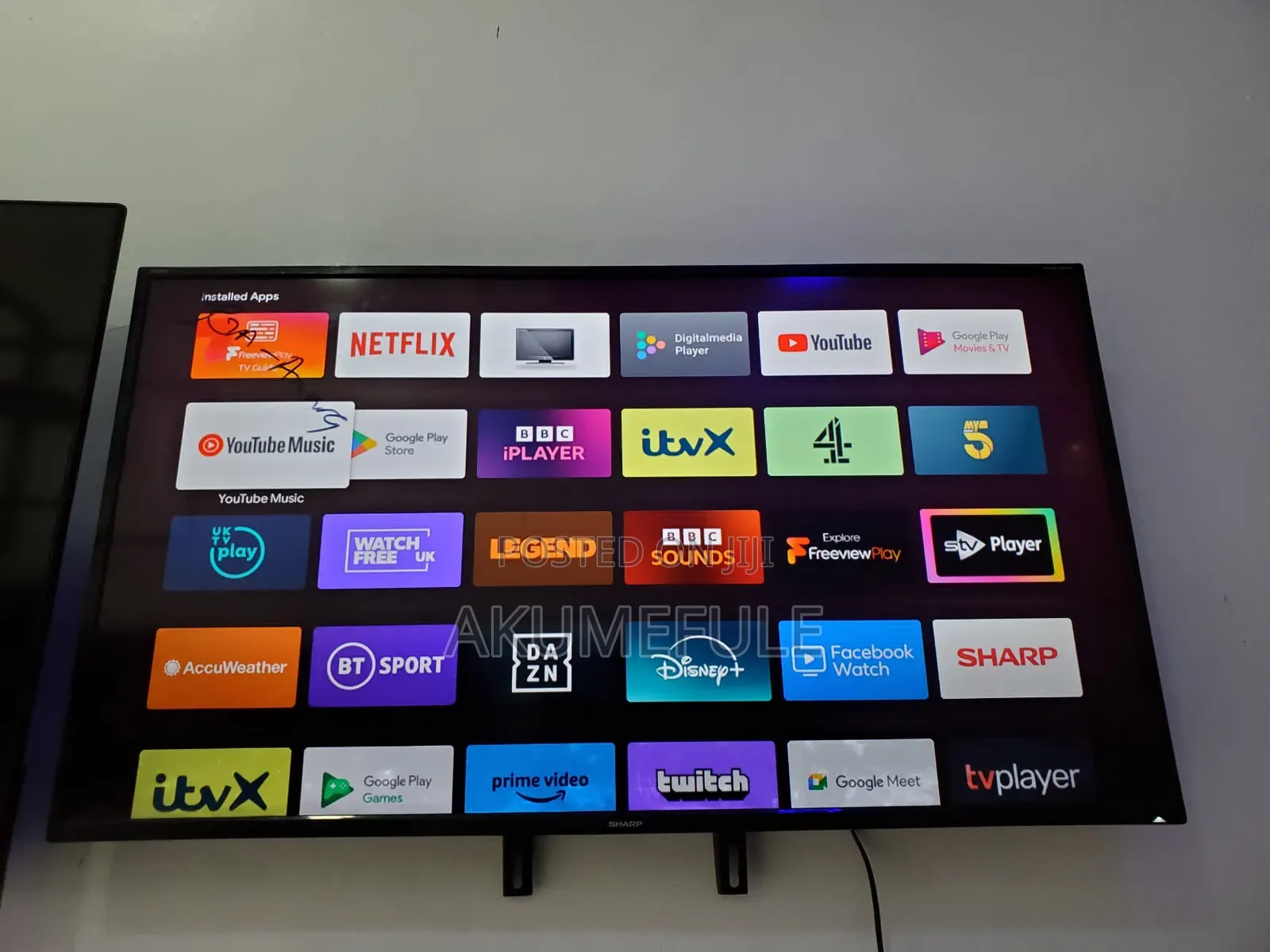 Sharp Android Smart TV 40 Inches Display With Free Netflix Account