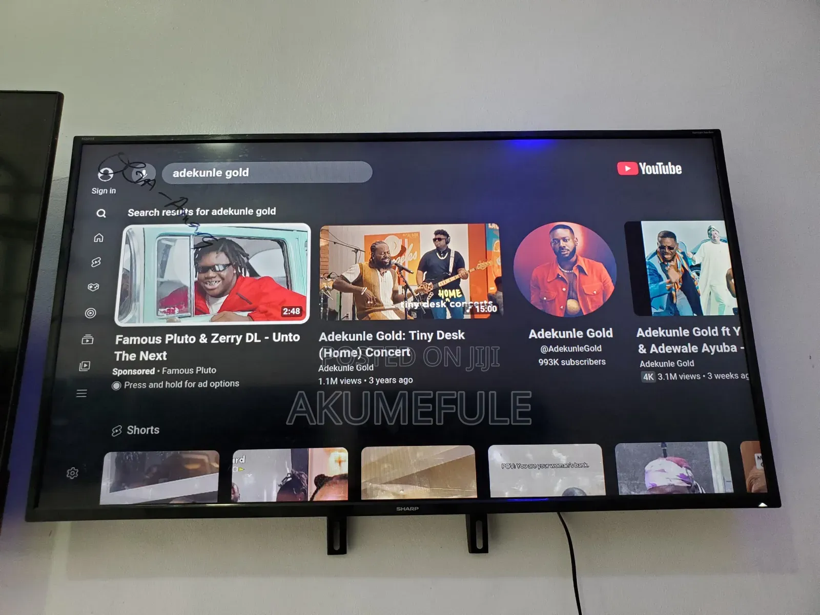 Sharp Android Smart TV 40 Inches Display With Free Netflix Account