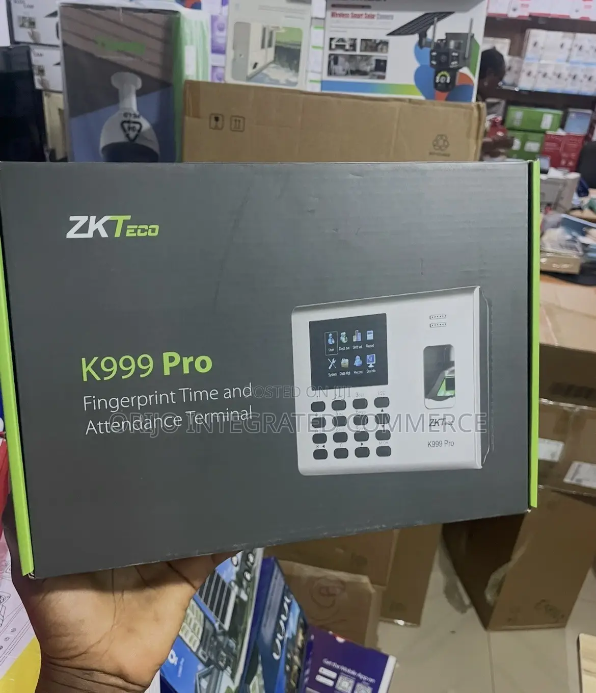ZKT Eco Pro Fingerprint Time and Attendance Terminal