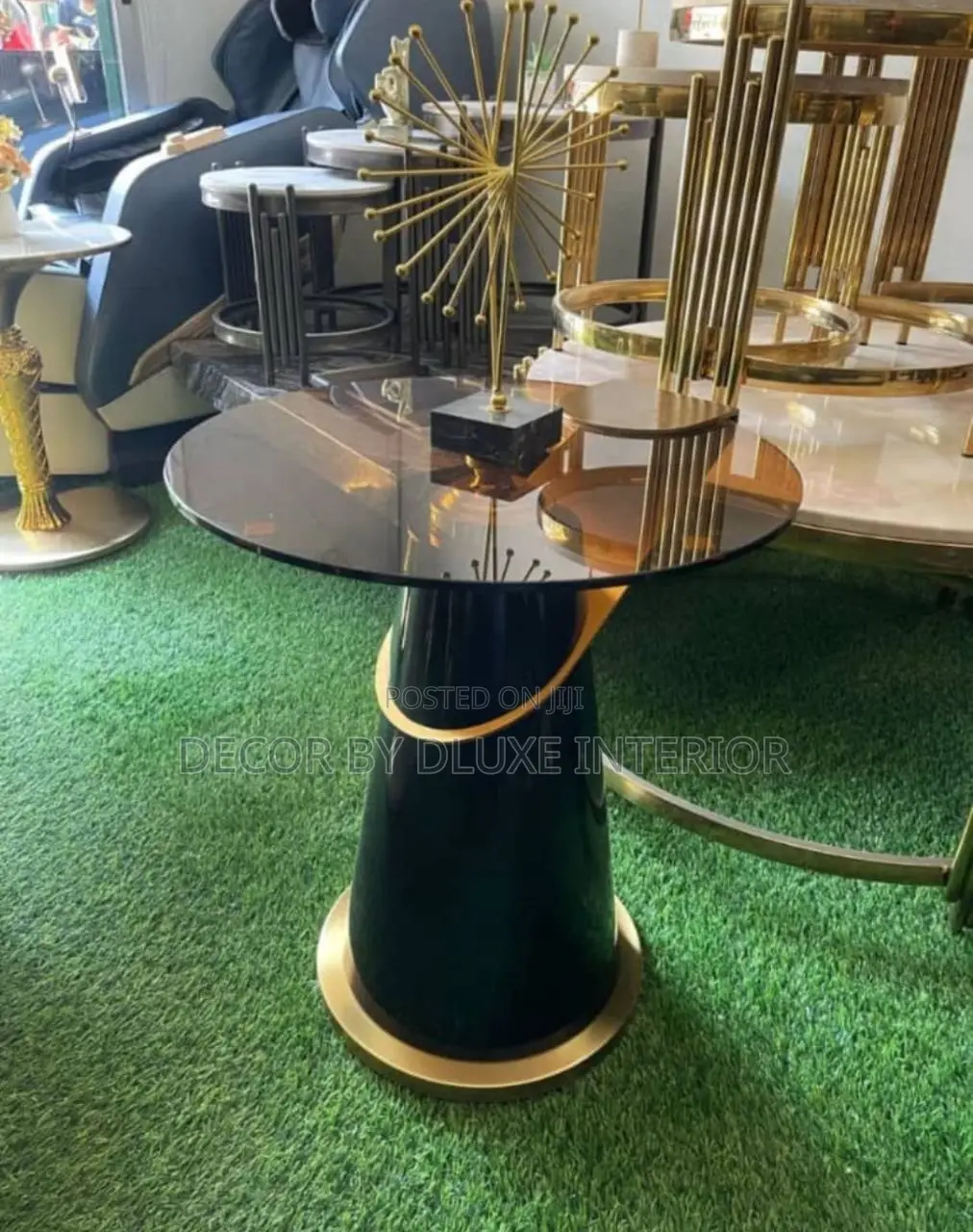 Tempered Glass Nordic Side Table