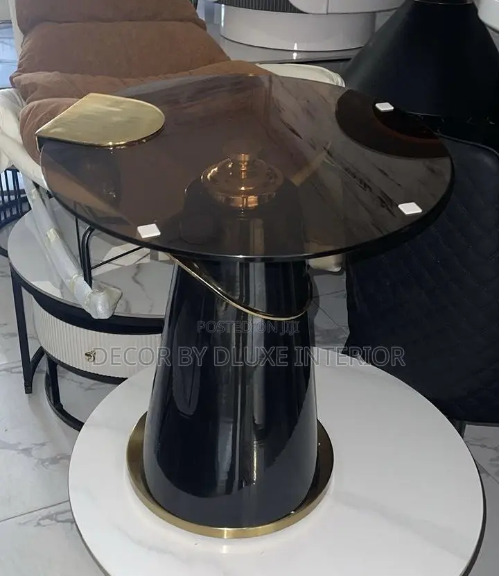 Tempered Glass Nordic Side Table