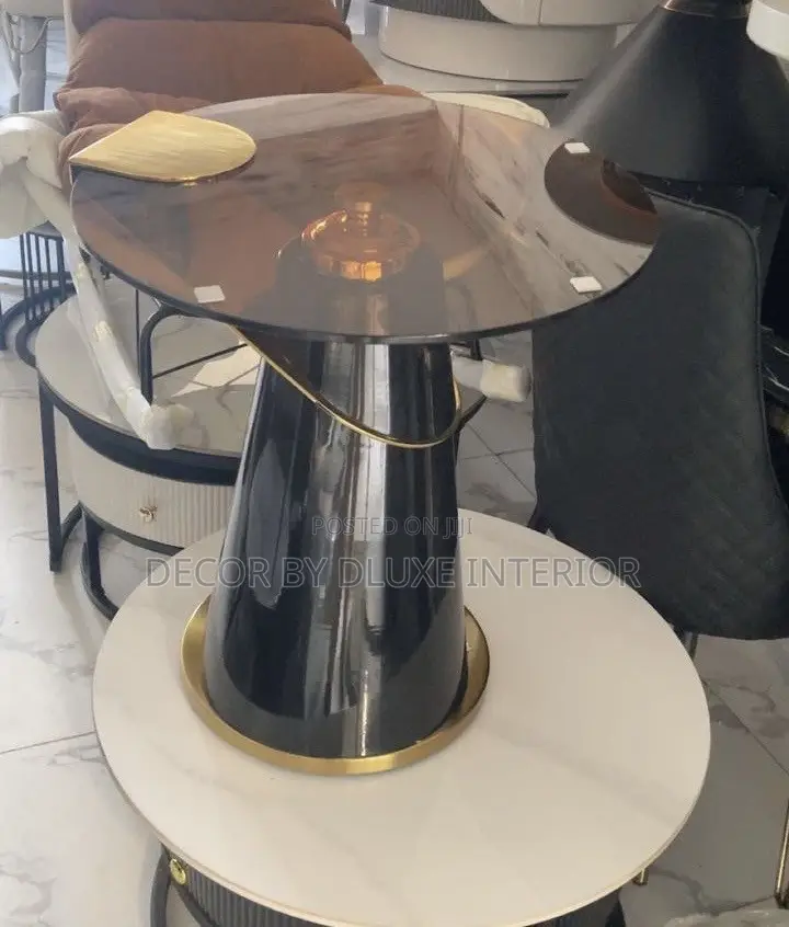 Tempered Glass Nordic Side Table
