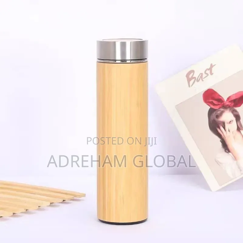 500ml Wooden Smart Thermos Cup