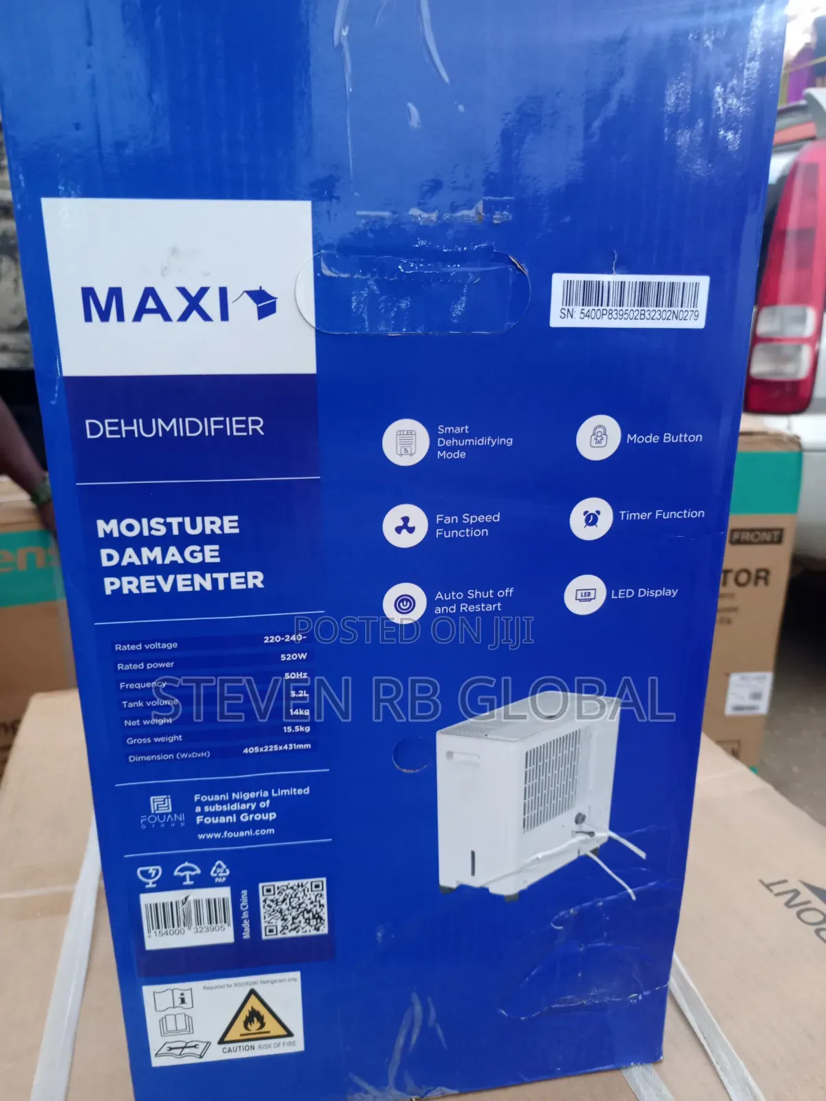 MAXI 30L Smart Dehumidifier | MAXIDH30DEN7