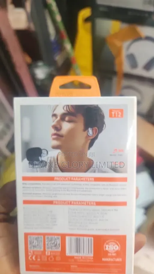 LDNIO T12 Bluetooth 5.4 Open-Ear Wireless Stereo Earbuds