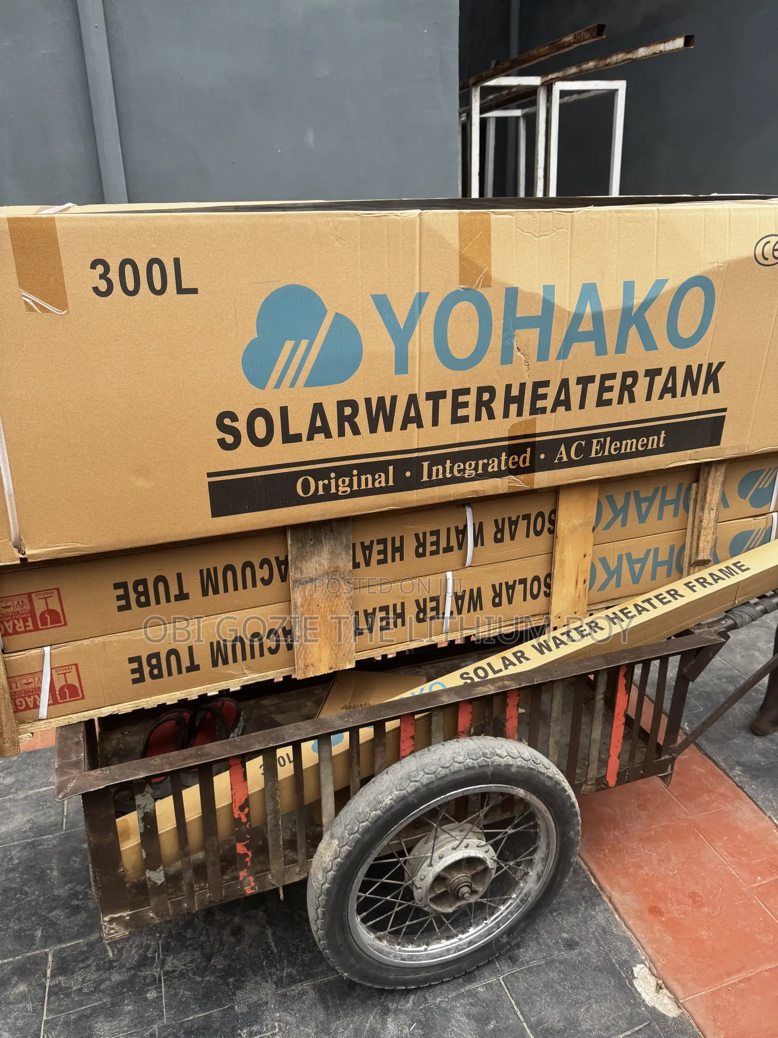 Yohako 300 Liter Solar Hot Water Heater in Abuja Jabi