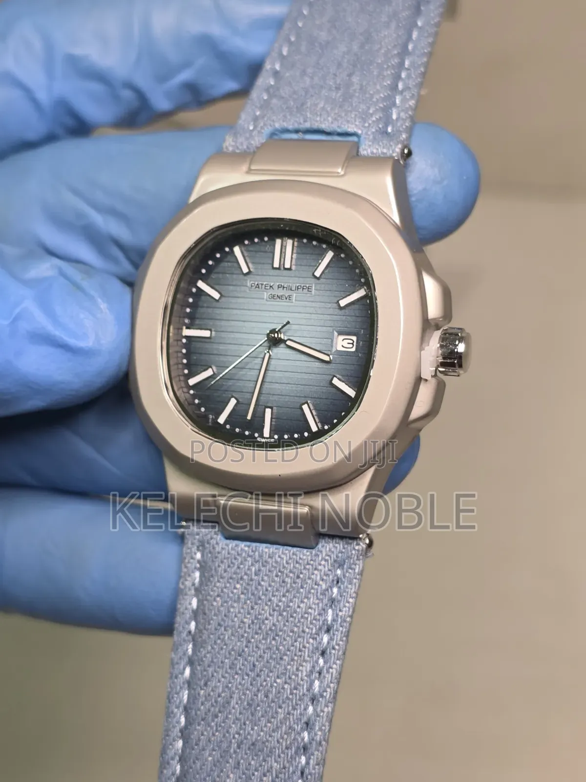 Patek Philippe Jean/Leather Strap