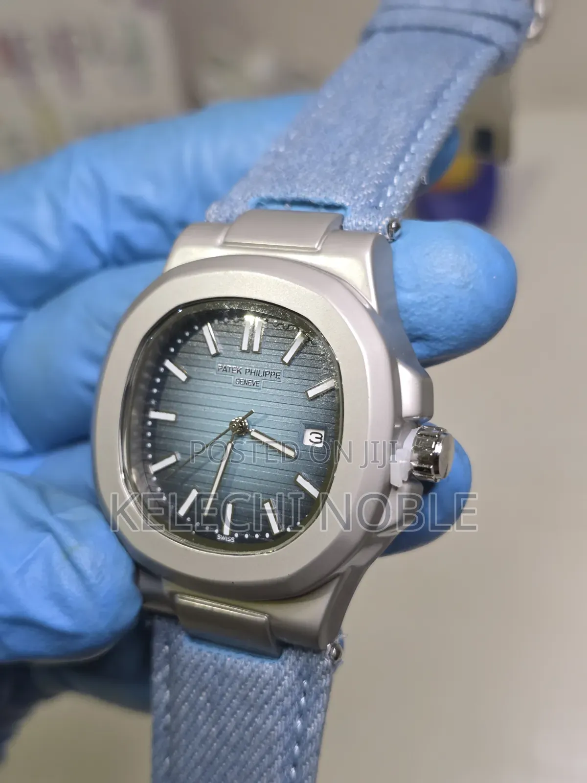 Patek Philippe Jean/Leather Strap