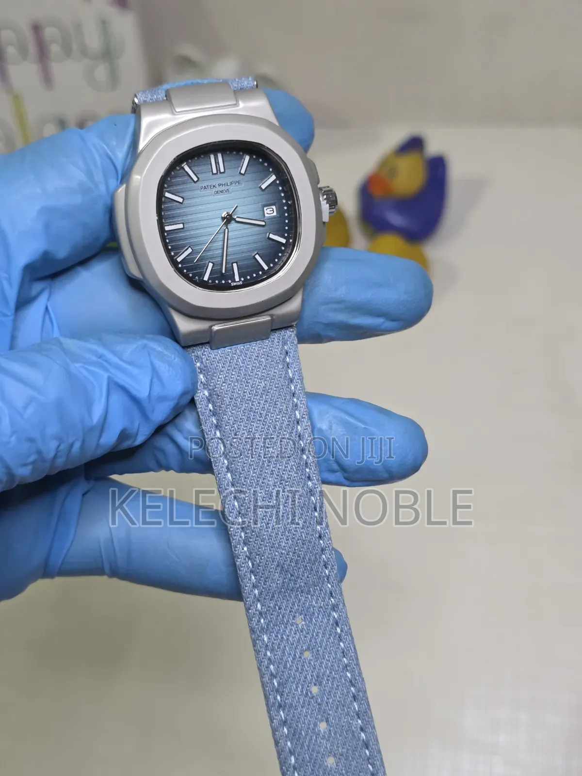 Patek Philippe Jean/Leather Strap