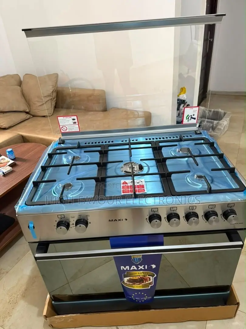 Brand New Maxi Gas Cooker 5 Burners All With Oven