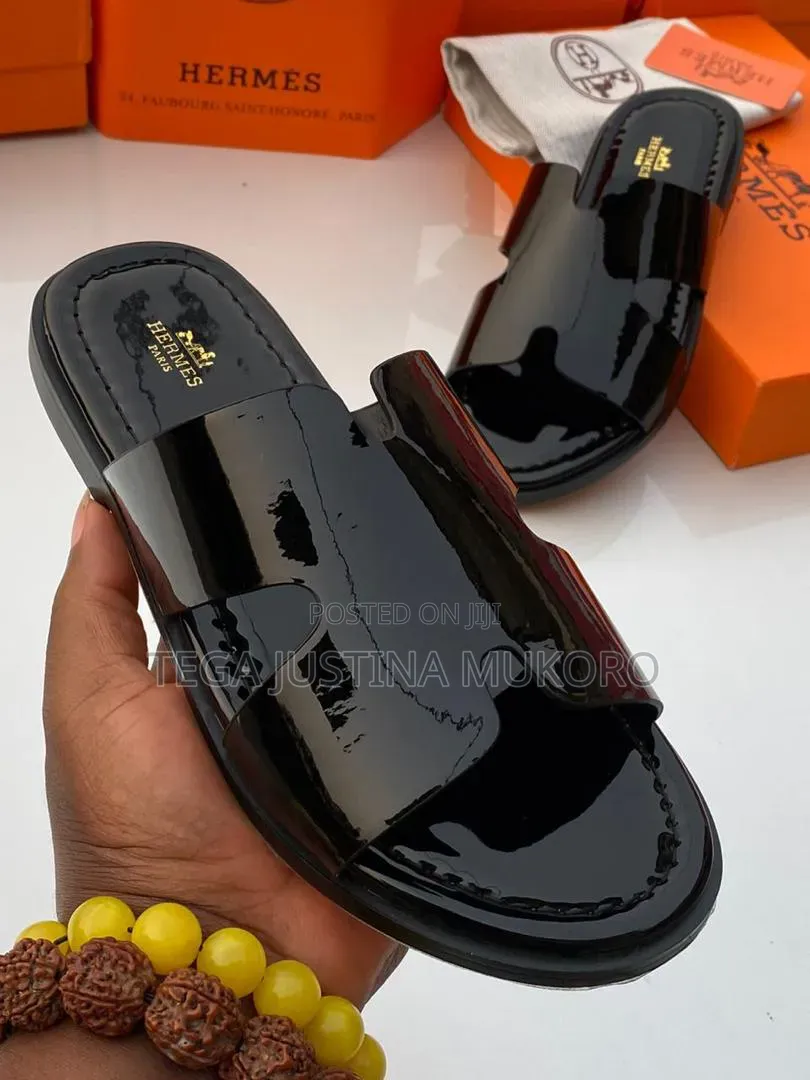 Luxury Latest Design Men's Chain Pam Slippers