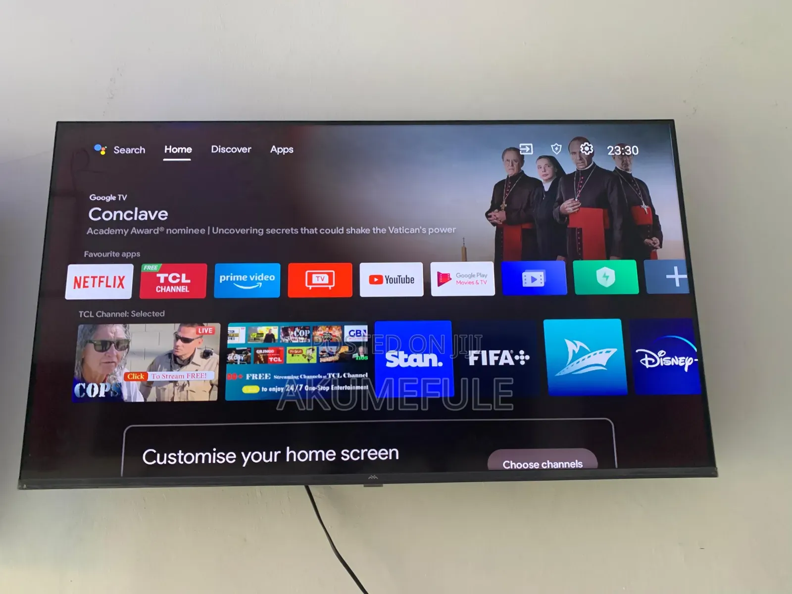 TCL Ffalcon Android TV 40 Inches Display With Free Netflix Account