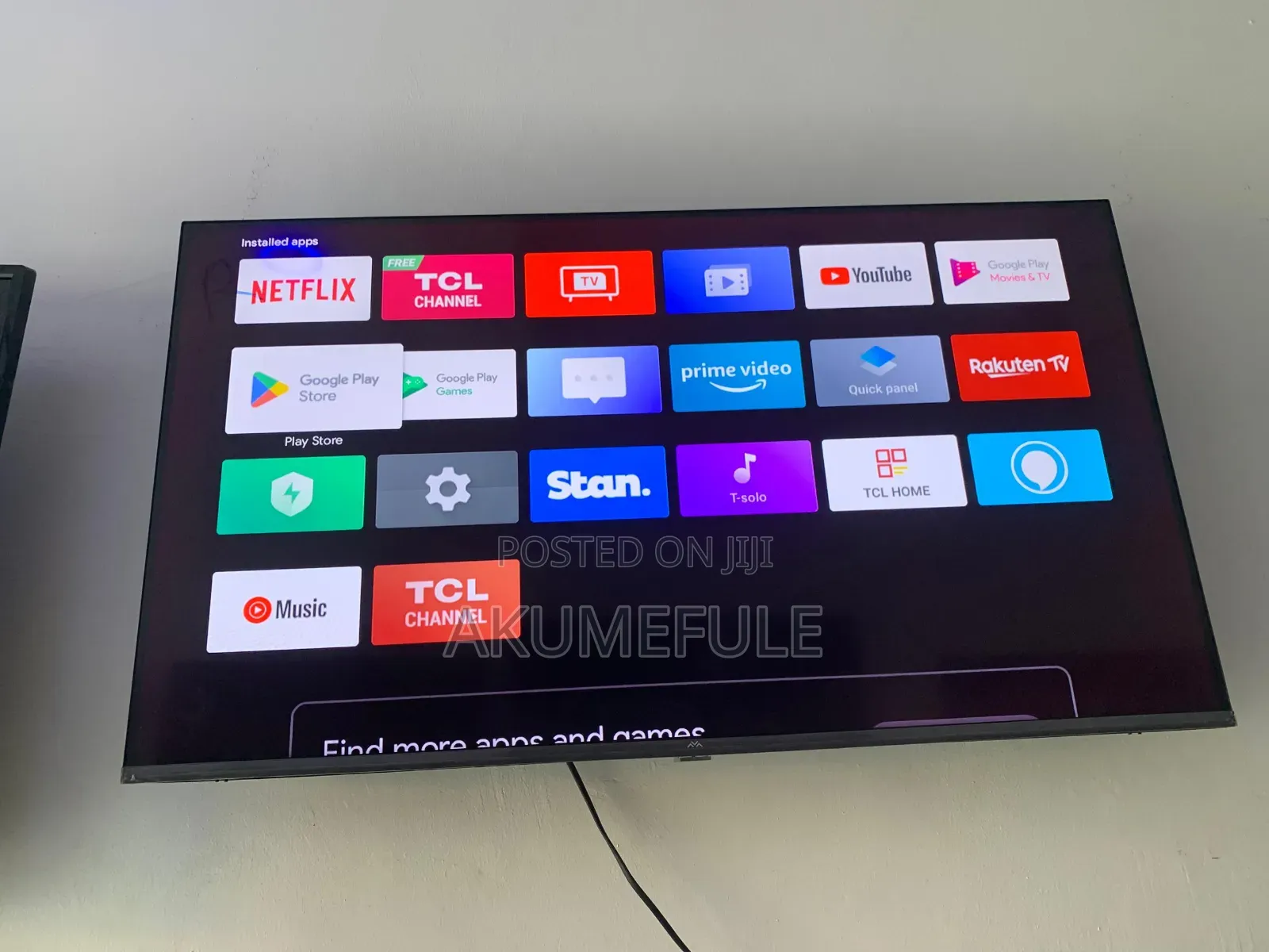 TCL Ffalcon Android TV 40 Inches Display With Free Netflix Account