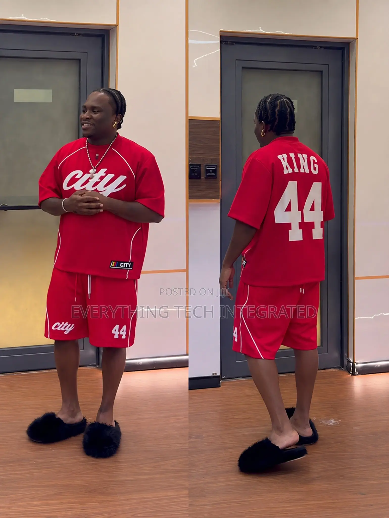 CITYxKINGS Quality 2pcs Sport Shirt and Short