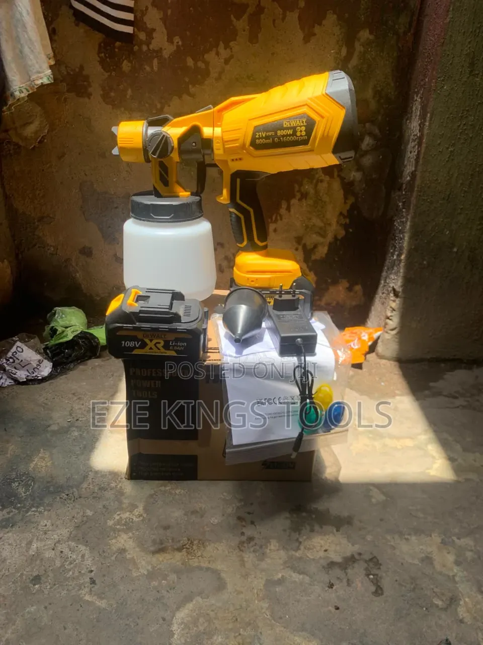 Dewalt Cordless Electric Paint Sprayer