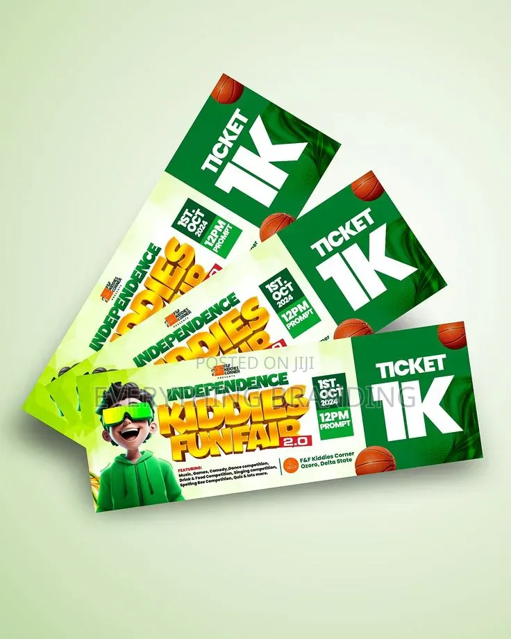 Promo Campaign Ticket Voucher Printing for Events Raffles