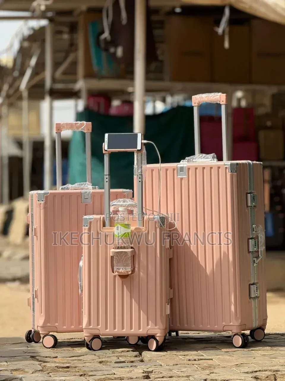 Quality Aluminium Sets(Available in Grey, Peach and Off-White)